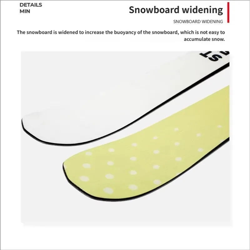 Eco Friendly Winter Child Poplar Wood Core All Mountain Snowboarding Board Safe Stable for Various Outdoor Scenarios