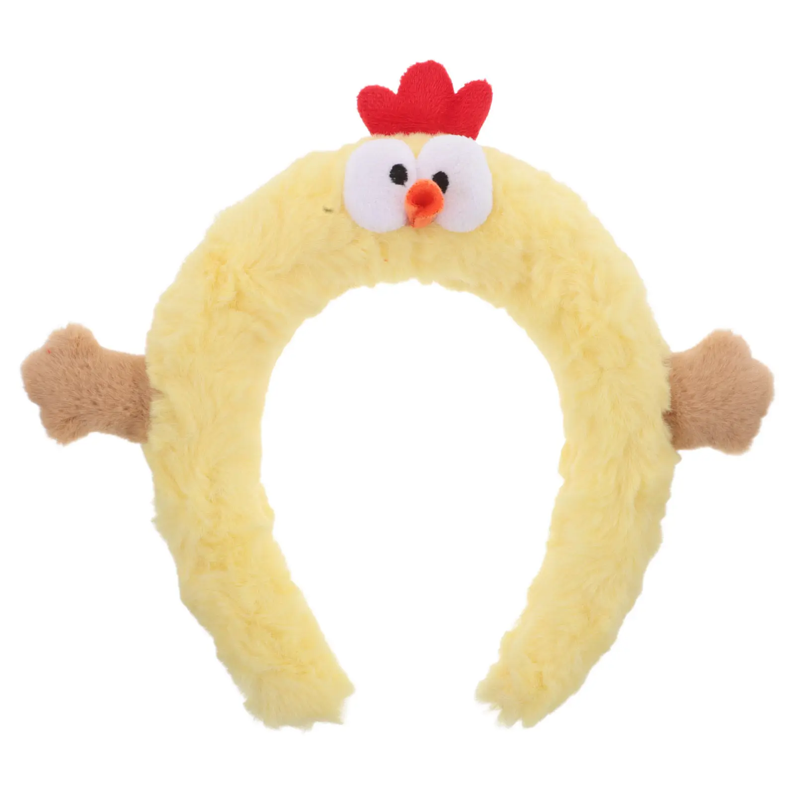 

Милая повязка для волос в виде цыпленка, мультяшная повязка на голову для умывания, макияжа, ухода за кожей, спа-процедур, забавный реквизит для фото для женщин и девушек