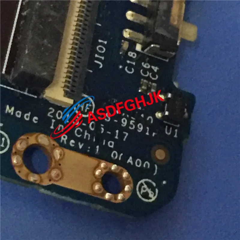 Original  USB Audio Jack WIFI Switch 0H65F0 For Dell Latitude E7440 Fully Tested