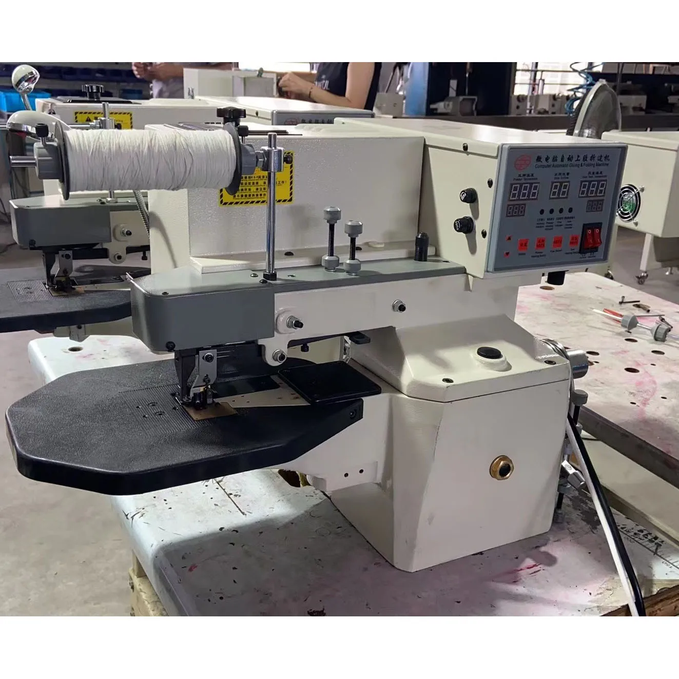 GSB-292 Upper Edge Hot Cement Gluing Folding Machine Leather Shoe Making Machine