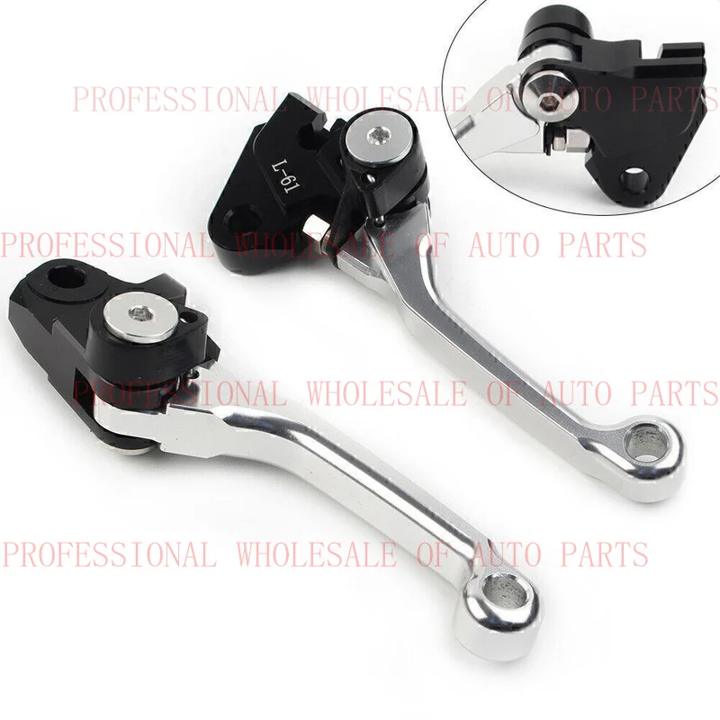 V+ V+ Brake lever clutch lever motorcycle handlebar silver for Kawasaki KX 250F 450F 13-18