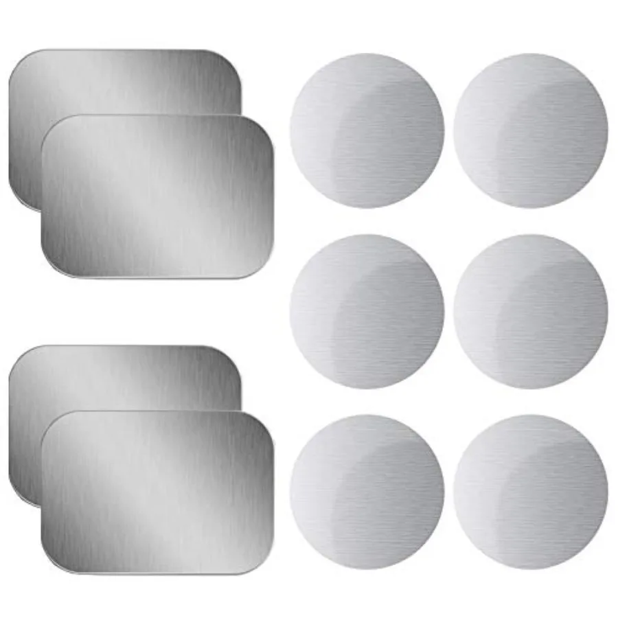 

Mount Metal Plate for Phone Magnet Car Mount Holder Cradle with Adhesive Universal Replacement Sticker Compatible with Magnetic