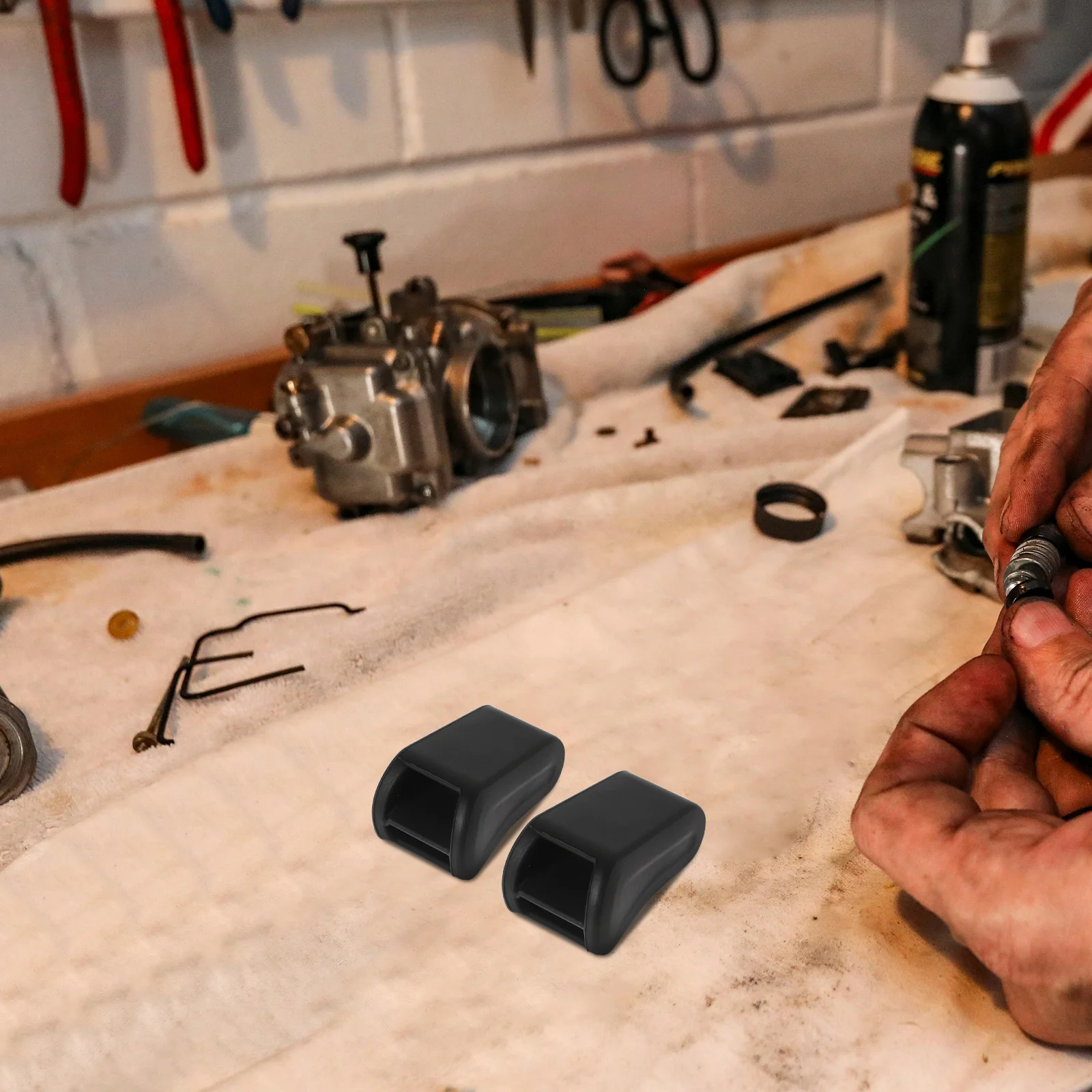 

2Pcs Car Air Outlet Vent Clip Adapter Compact Design Easy Installation Air Conditioning Clip Vehicle Accessories