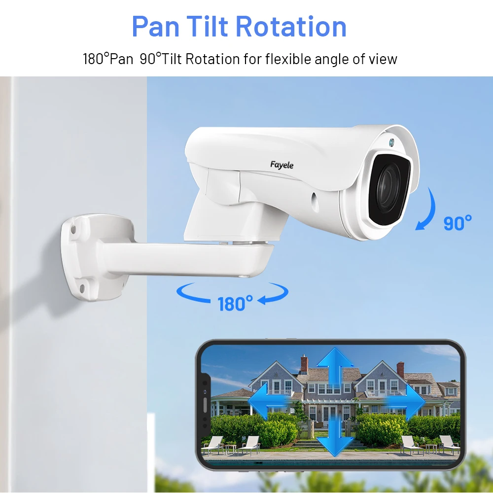 камера видеонаблюдения PTZ поворотная AHD аналоговая 2 мегапикселя 10X Zoom 2MP 5MP AHD Bullet камера видеонаблюдения уличная