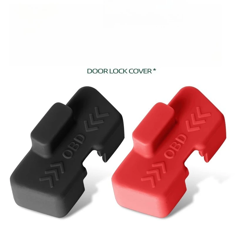 For Tesla Model Y/3 Highland Silicone OBD Interface Protective Cover Protective Dust-proof and Dust-proof Cover Car Accessories