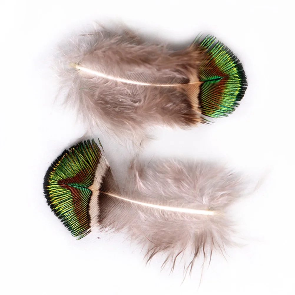 

100pcs Natural Peacocks Diy Decorative Material For Jewelry Wedding Accessories Clothing Ornament Hat Trim Decorations