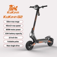 Kukirin G2 800w 48v 15AH electric scooter max speed 45-50km/h 10 inch off-road tyres lcd display range 55-60km foldable escooter