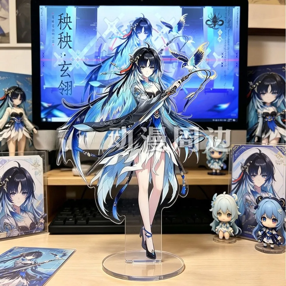 Wuthering Waves Yangyang Xuanling Acrylic Stand Figure Model Plate Desktop Holder Display Ornament Fan Collection Gift Keychain