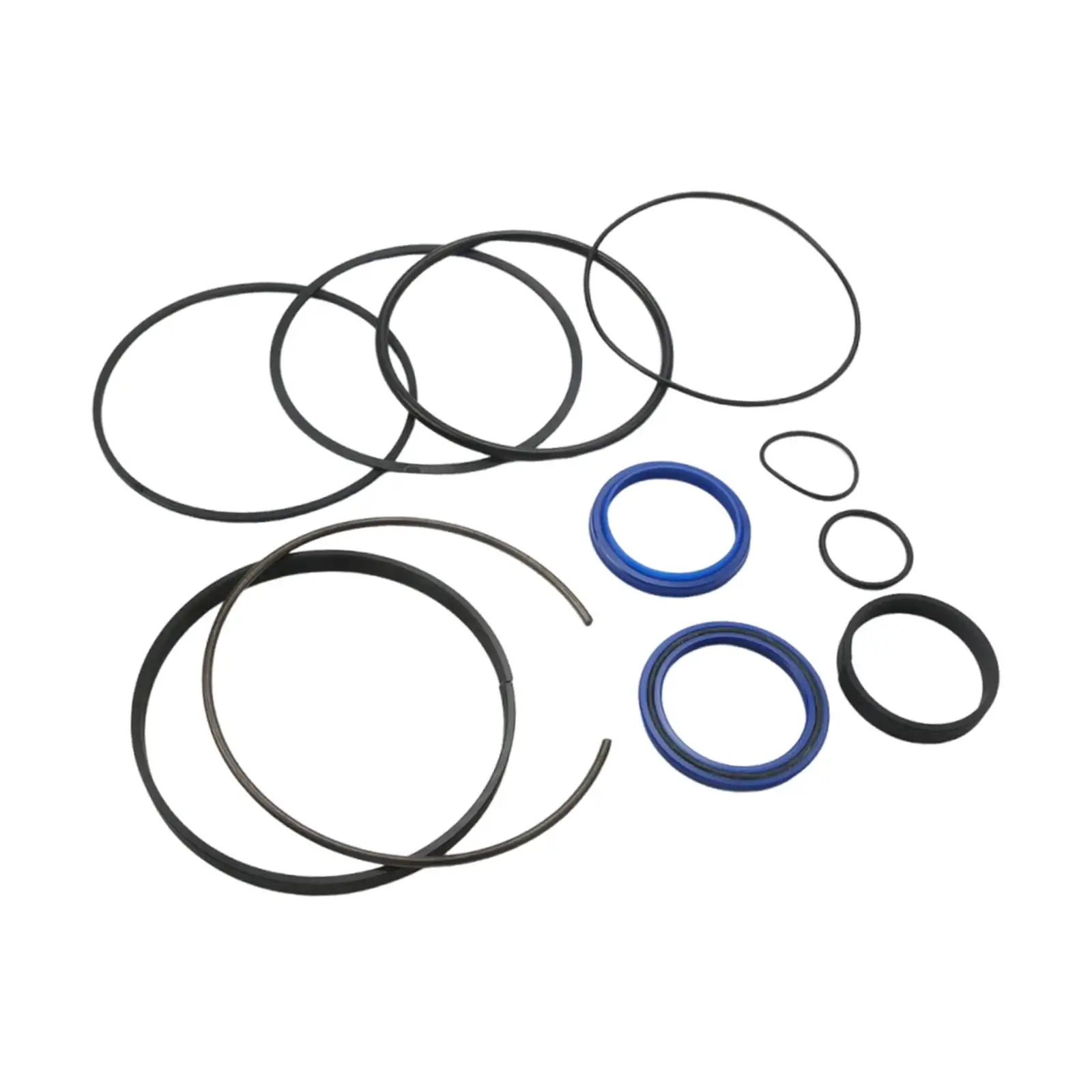 Log Splitter Cylinder Seal Kit Hydraulic Rebuild Durable Rubber Plastic Direct Replacement for 5 Inch Bore X 2 Inch Rod Parts