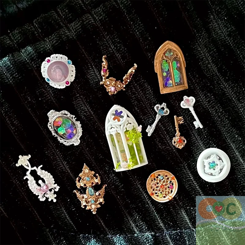 قالب سيليكون حامل شموع ثلاثي الأبعاد بنمط أوروبي عتيق، قالب تصميم شفاف لفن الأظافر بنفسك #5