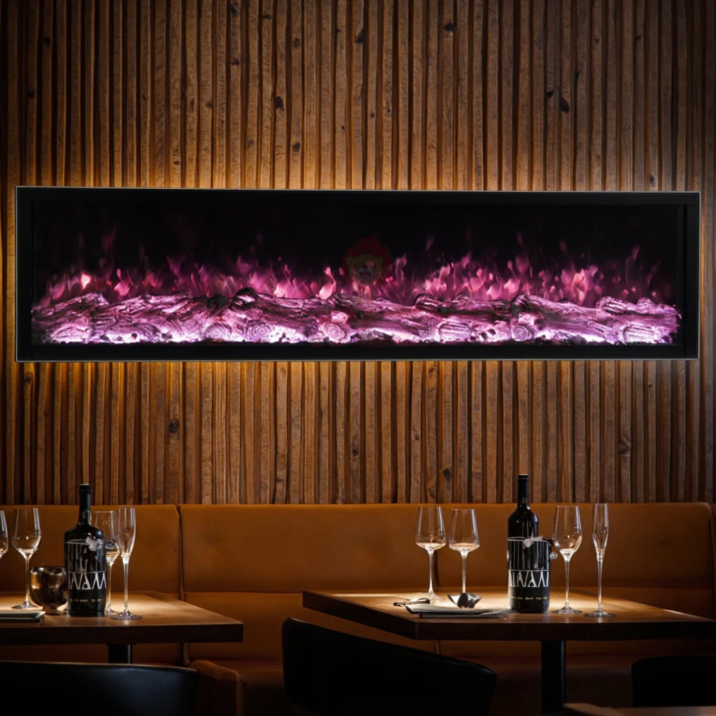 Modern Hot Sale Modern Multi Flame Electric Heater Fireplace with Burning Flame and Temperature Adjustable