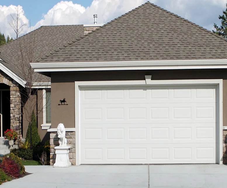 Fashion Powder Coating Outdoor Garage Door Household Finished Product Aluminum Alloy Garage Door Durable Heavy Duty Garage Door