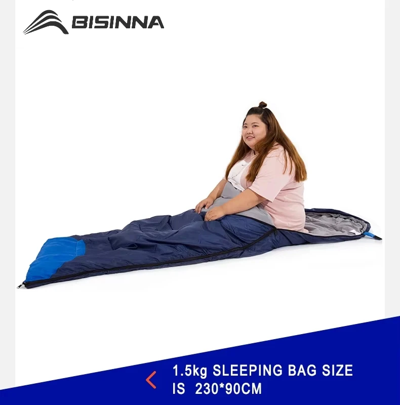 BISINNA Camping Sleeping Bag Ultralight Waterproof  4Season Warm Envelope Backpacking Sleeping Bags for Outdoor Traveling Hiking