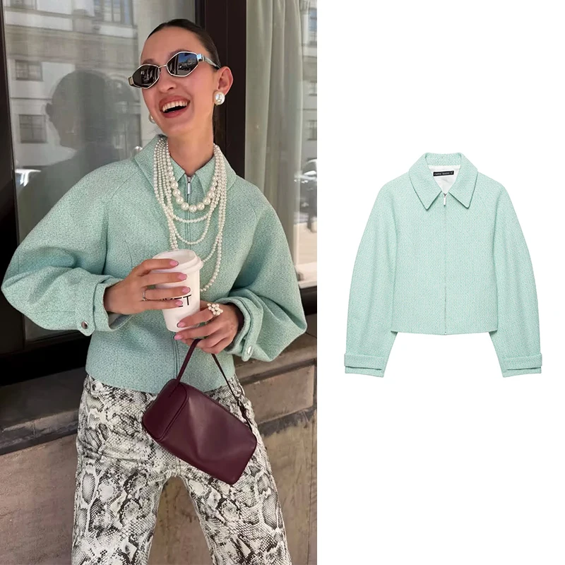 Autumn Women's Jackets Blouse 2026 New Fashion Slim Elegant Unique Youth Warm Jacket & Coats Women Fall Chic Travel Street Coat