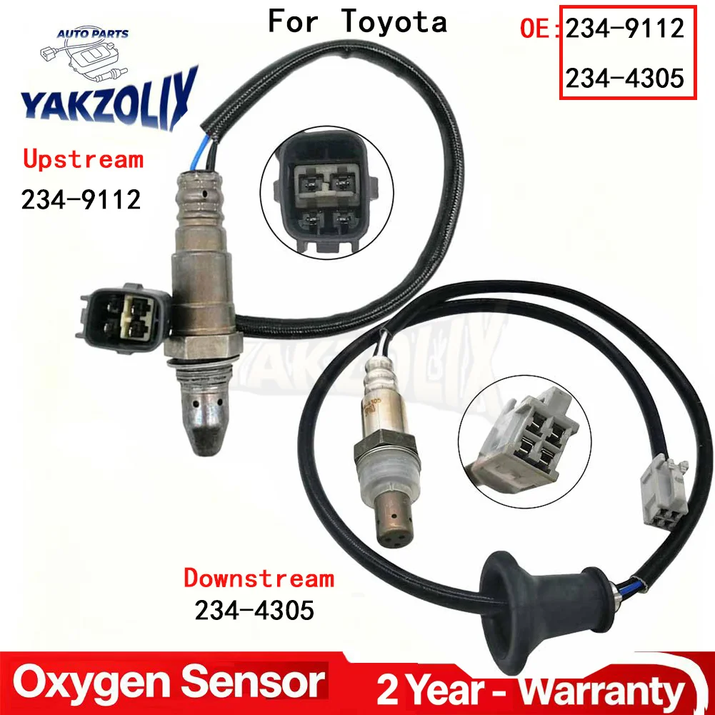 For Toyota Corolla Matrix 1.8L 2011 2012 2013 Upstream Downstream Oxygen O2 Sensor 89467-02070 89465-12840 234-9112 234-4305
