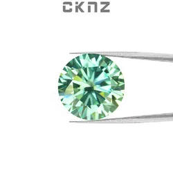 Factory Wholesale 100% Real Moissanite Diamond VVS1 Light Green Color Lab Grown Loose Gems Diy Material for Jewelry