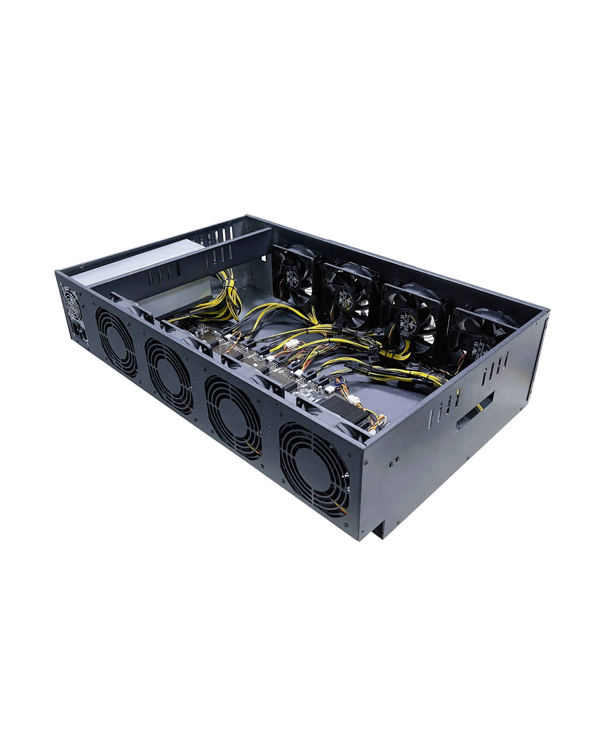 Châssis de Machine 8gpu Cpu B7 8g Gpu 2600mh 2021, 8 cartes, cadre de plate-forme silencieux, boîte d'ordinateur pour utilisation sur ordinateur