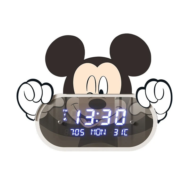 

New electronic perpetual calendar wall watch Internet celebrity decoration creative living room wall clock clock simple modern