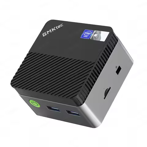 GMKtec G5 Alder Lake N97 MINI PC Windows 11 Pro DDR5 4800Mhz 12GB 512GB M.2 2242 SATA WIFI5 BT4.2 SSD Protable Pocket Computer