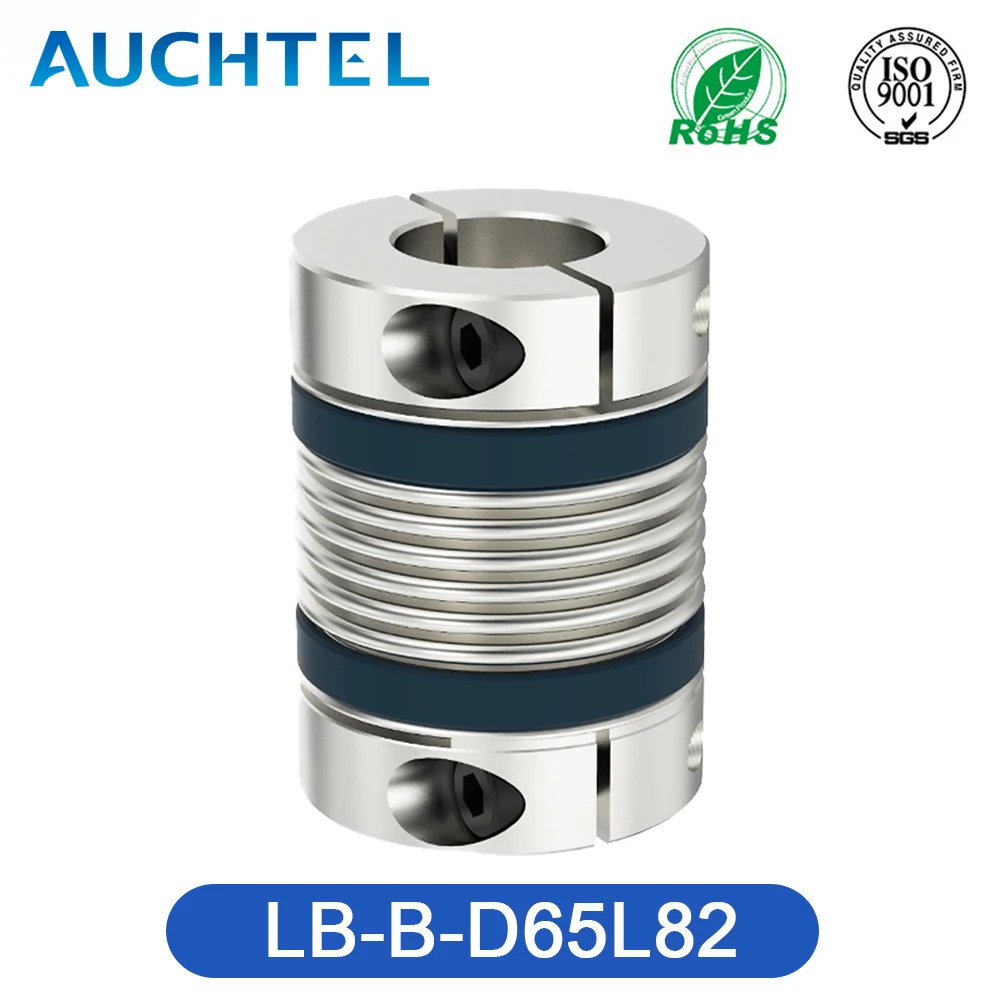 

Shaft Coupling LB B D65L82 Bellows Flexible Motor Coupler CNC Aluminium High Elasticity Universal Joint 3D Printer Cardan