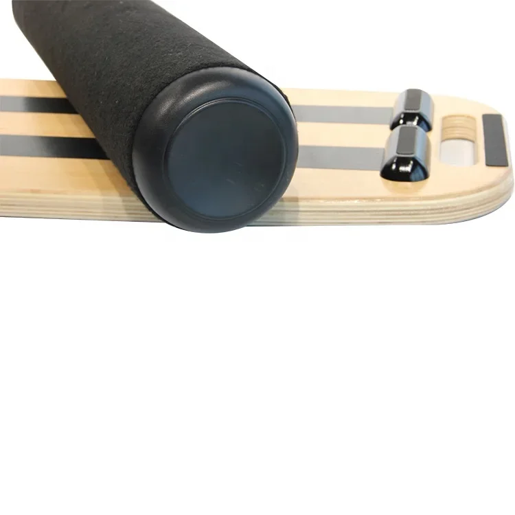 Advanced Stretch Trainer Roller Improve Nature Exercise Fitness Yoga Balance Board, Wooden Balance Board