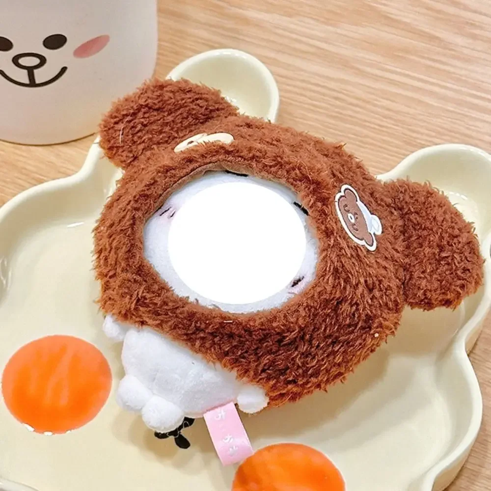 Cartoon Bear Rabbit Ears Doll Hat Cute Lovely Cat Animal Ears Cap Doll Hat 10cm Cotton Doll Clothes Doll Accessories Toys Gift