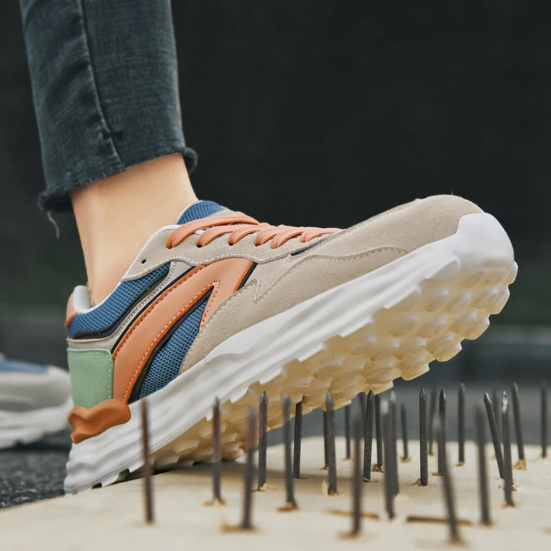 Fashion Safety Shoes Women Boots Steel Toe Shoes women Puncture-Proof Work Sneakers female Shoes Non-Slip Work Boots