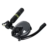 DIDEEP 0.5L Plus New Snorkel Mask, Adapter, Scuba Oxygen Tank, Breathing Diving Equipment, Breathing Oxygen Cylinder