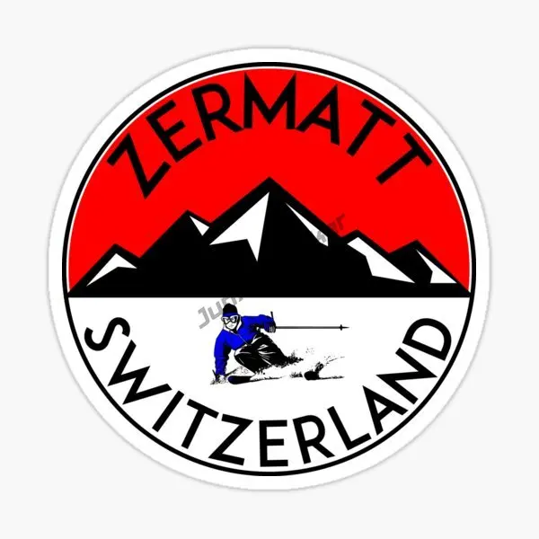 جبال الألب السويسرية سويسرا FURKA تمرير ZERMAT INTERLAKEN ZURICH OBERALP تمرير سيارة ملصق الفينيل ذاتية اللصق ملصق مائي