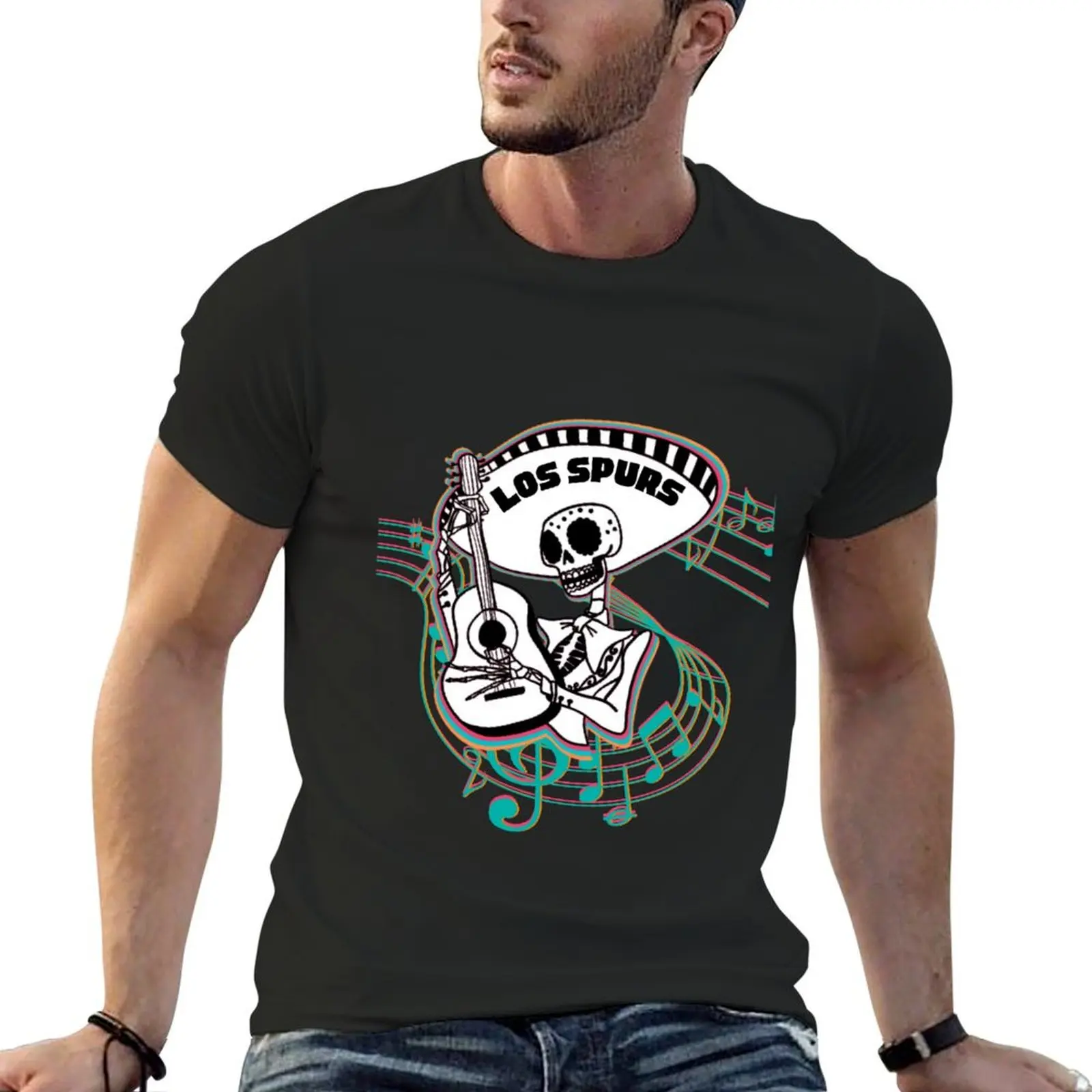 Mariachi Skull Fiesta Colorway T-Shirt shirts graphic tee new edition vintage anime shirt anime tshirt vintage t shirt men