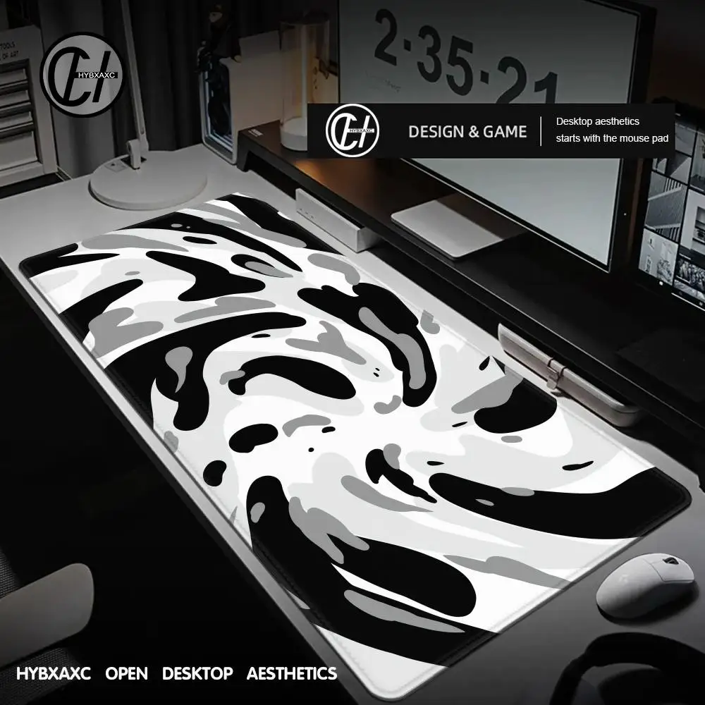 

Art Swirl Rubber Mouse pad Keyboards Gamers Decoracion Desk Mat Strata Liquid Pad Computer Laptop HD Durable Keyboard Mat