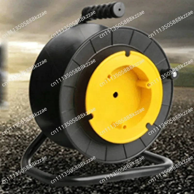 S-260A Manual Cable Winding Reel Optical Mobile Fiber Power Signal Line Small Empty Disk Plastic Light Strip Receive Put Winder