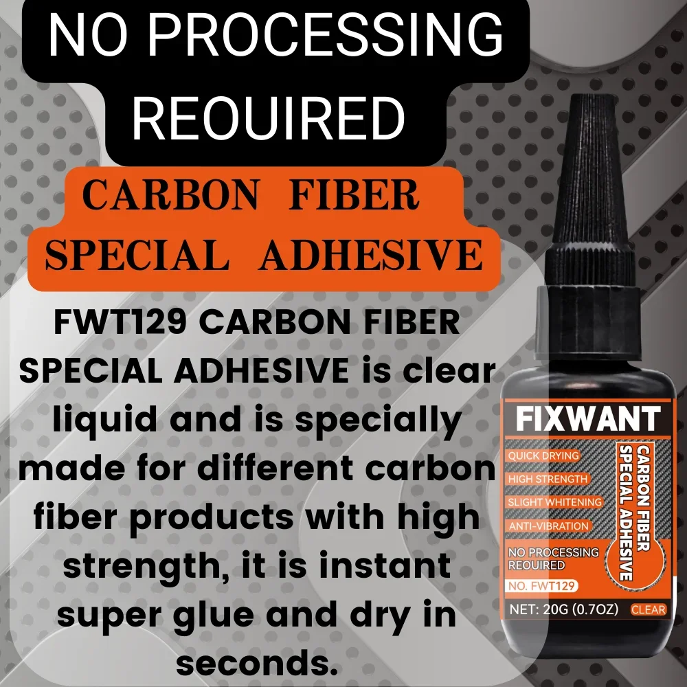 Professional Carbon Fiber Adhesive for Badminton Racket Repair and Phone Case Fixing