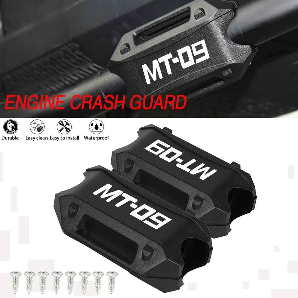 

For YAMAHA MT09 FZ09 FJ09 MT FZ FJ 09 2013-2019 2020 2021 2022 2023 Moto Bumper Engine Guard 25MM Protection Block Crash bar