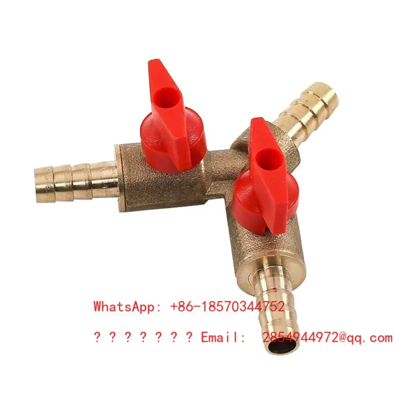 Outboard Vehicle Fuel Tank YouTube Brass 8-10mm Three-way Valve 2 in 1/1 in 2 Connectors