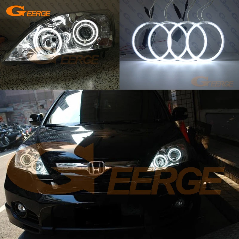 Excellent Ultra Bright CCFL Angel Eyes Halo Rings Kit Car Accessories For HONDA CR-V CRV III 2006 2007 2008 2009 2010 2011