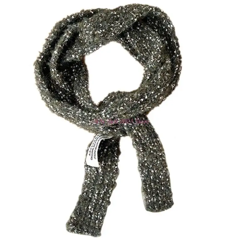 49me Harajuku -stijl gebreide choker sjaal voor vrouwelijke meisjes 2000s kledingaccessoires