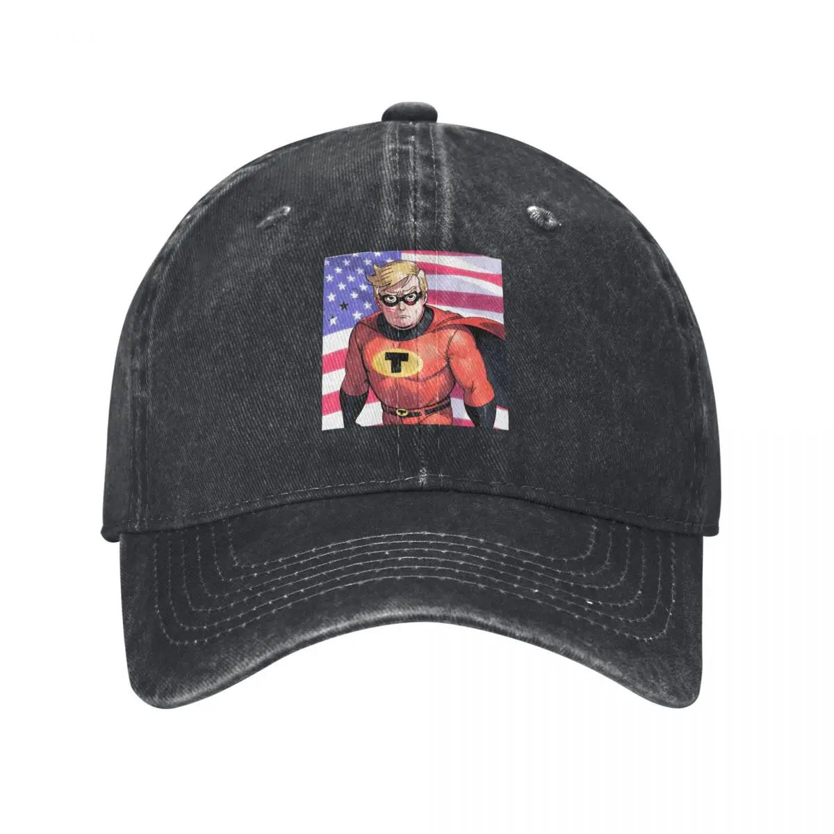 Men's Baseball Cap Trump Hero Trucker Snapback Caps Dad Hat Cartoon Trump Golf Hats fugees graphic gorras Hat official-website