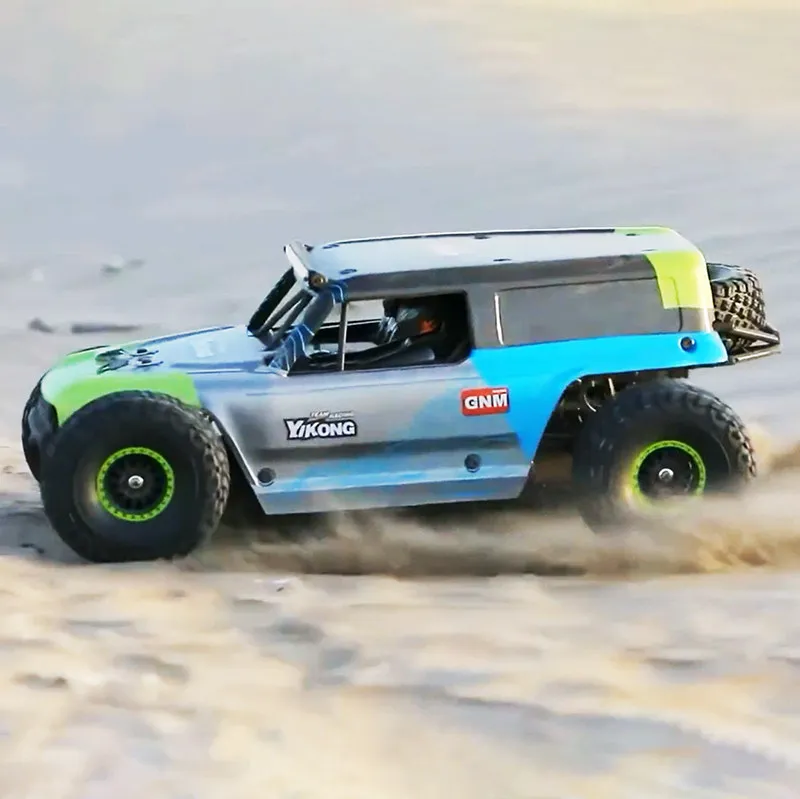 Caminhão RC Yikong Yk4073 em Escala 1/7 4wd Rtr de Alto Desempenho, Caminhão de Curto Curso para Deserto, Modelo de Controle Remoto para Hobby, Presentes