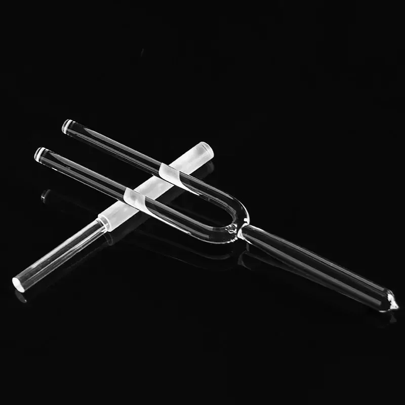 Cameroon Transparent Tuning Fork Crystal Tuning Forks Portable Medical Diapason Sound Healing Percussion Effects Instruments