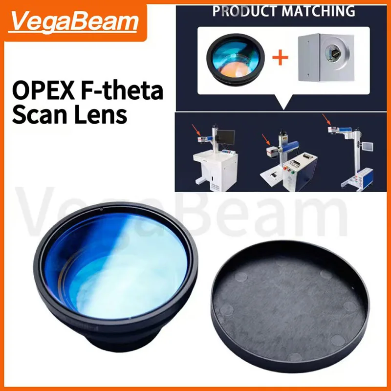F-theta Scanning Lens 1064nm Field Lens 70x70 F100 For Fiber Laser Lens 50-400mm for YAG Optical Fiber Laser Machine Spare Parts