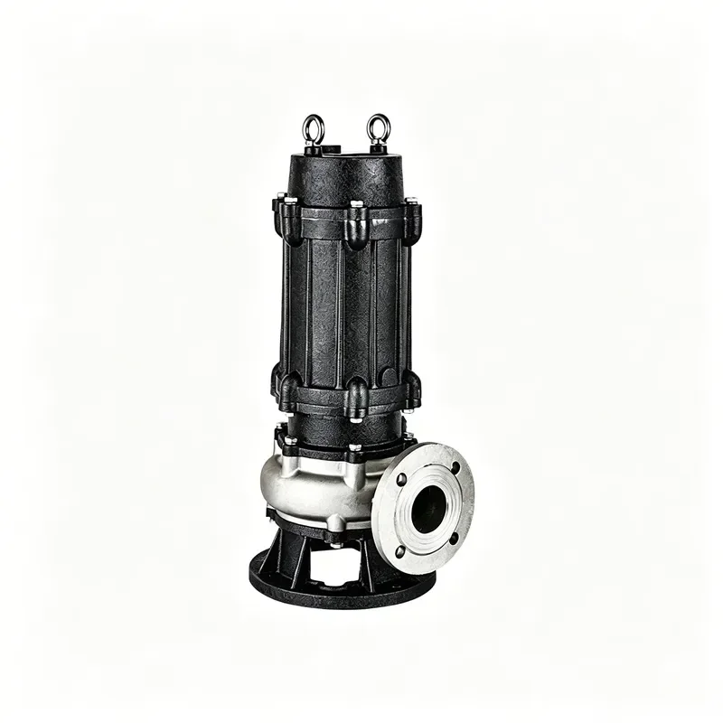 0.75kW-132kW Municipal Industrial Drain Pump Optional 304 SS Flow Parts 2Cr13 or SS Shaft WQ Submersible Pump
