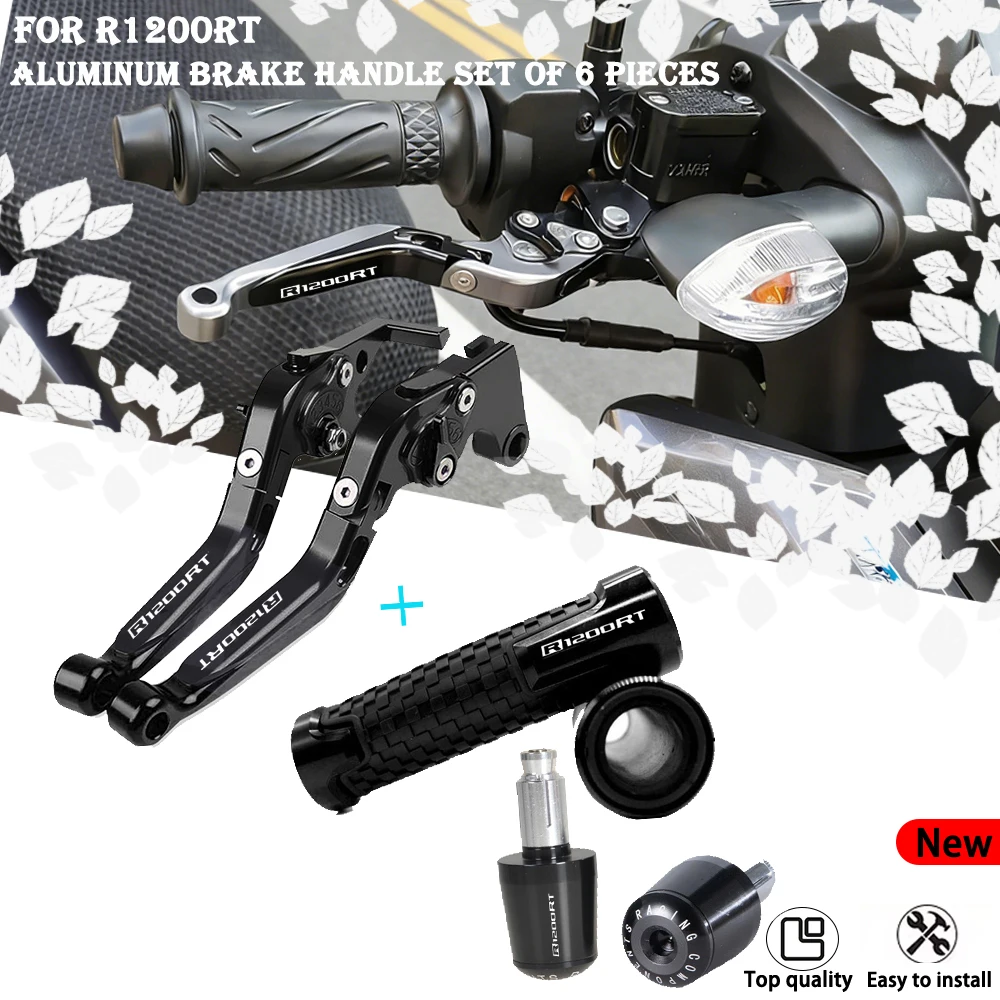 For R1200RT R1200 RT R 1200RT 2014 - 2017 CNC clutch lever brake lever kit with adjustable folding function handlebar grip.