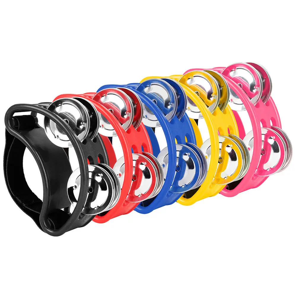 Foot Tambourines Percussion Instrument Exquisite Foot Shakers Safe Material Kids Music Enlightenment Rhythm Instrument Stage
