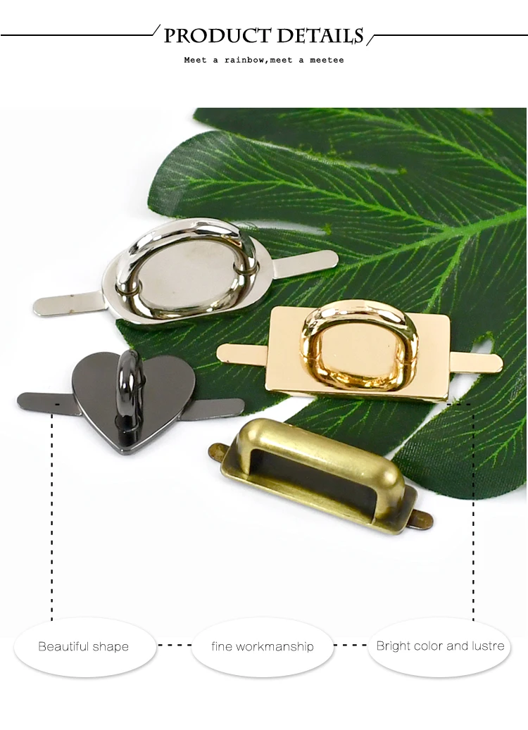 4/10Pcs Deepeel Metal Arch Bridge Buckle Bag Straps Connector Clasp for Handbag Purse Side Clip D Ring Hook DIY Crafts Accessory