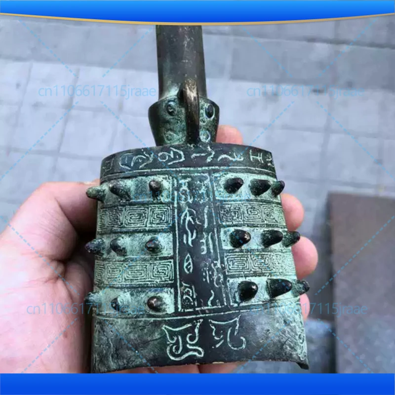 Exquisite Collection of Chinese Warring States Period Bronze Chime Retro Musical Instrument Bronze Bell Home Decoration