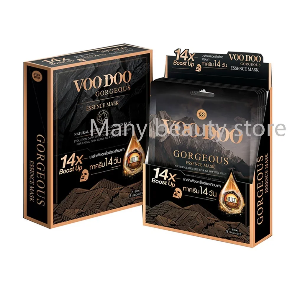VOODOO Gorgeous Essence Mask 10 pcs hydrating moisturizing brightening balance oil water repair nourishing firming skin care