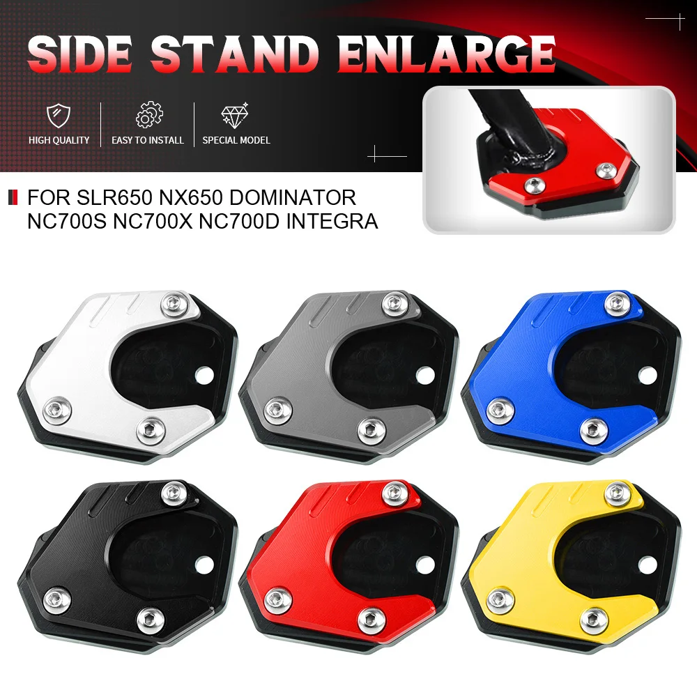 

For HONDA Integra 700 NC 750 S/DCT NC 750 X/DCT Integra 750 NX 750 X NC 750X Motorcycle Side Stand Enlarger Support Extension