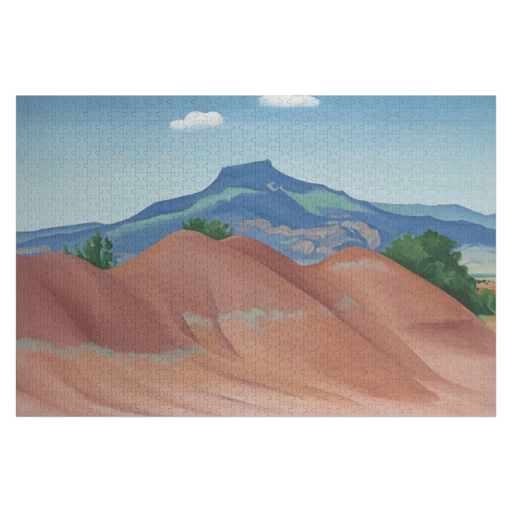 Georgia O'Keeffe Red Hills Jigsaw Puzzle Jigsaw For Kids Toys For Children Christmas Gifts Personalized Gift Ideas Puzzle