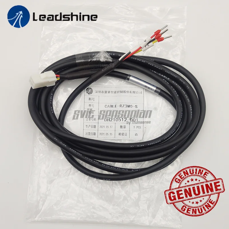 

Genuine Power Cable CABLE-RZ3M0-S 3 Meter Length for Leadshine Servo Servo Drive L7-400 and Motor ACM6004M2H-63-D-SS